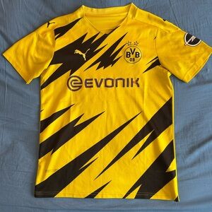 Puma Borussia Dortmund BVB Home Soccer Jersey 757170-01 Men’s Large Y2K